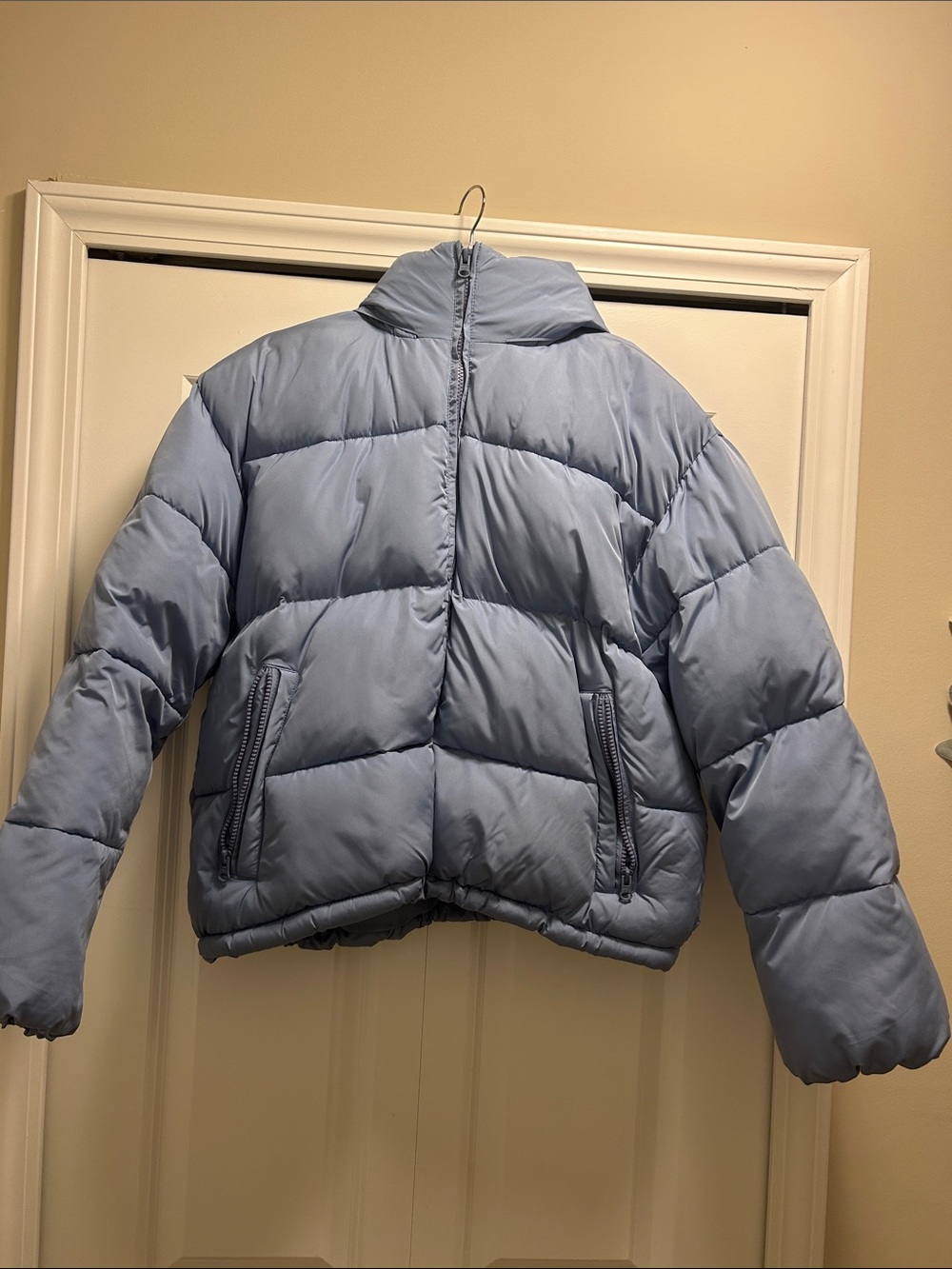 Light Blue Puffer Jacket